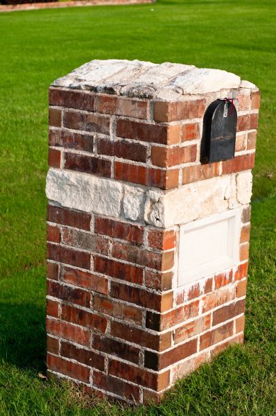Brick Mailbox Installation in Huntersville