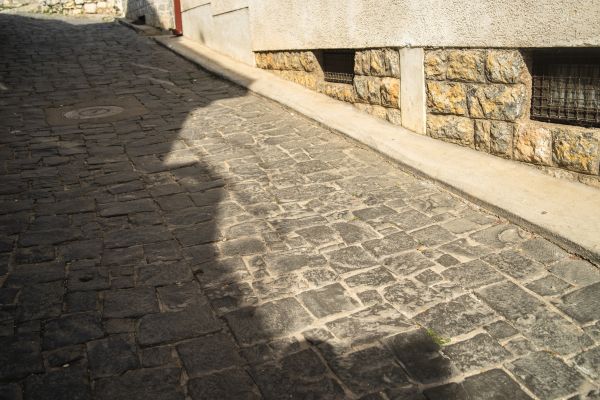 Stone Sidewalk Repair in Huntersville