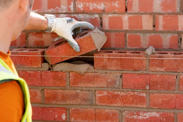 Red Brick Installation in Huntersville