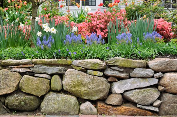 Garden Wall Installation in Huntersville