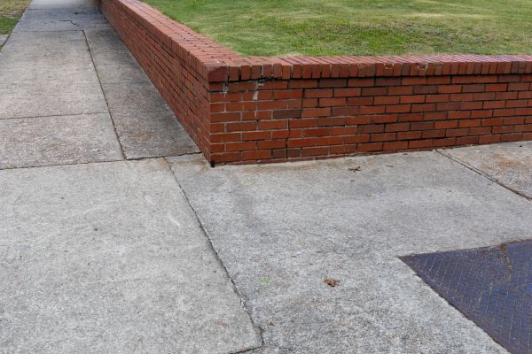 Brick Retaining Wall Repair in Huntersville